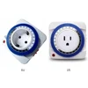 Mechanical Program Timer Switch Socket 24 Hour Timer Socket Eu Us Plug Outlet