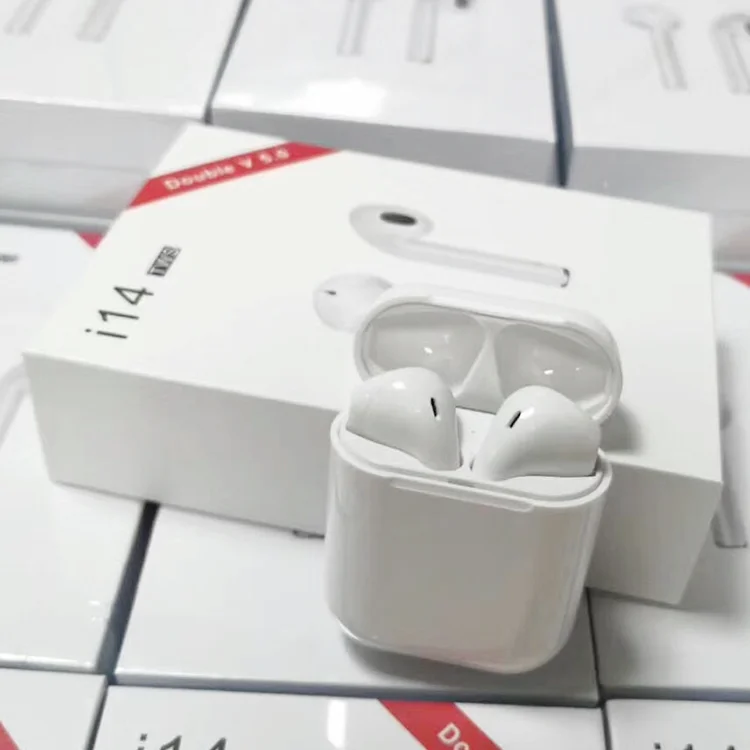 

2019 hot selling tws i 14 earphone distributor automatic wireless earphone blue tooth i 14 good quality cheap price, N/a