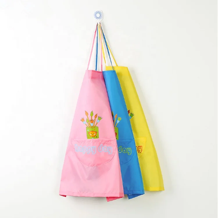 

Custom print polyester children painting apron kids, chef apron, Customized