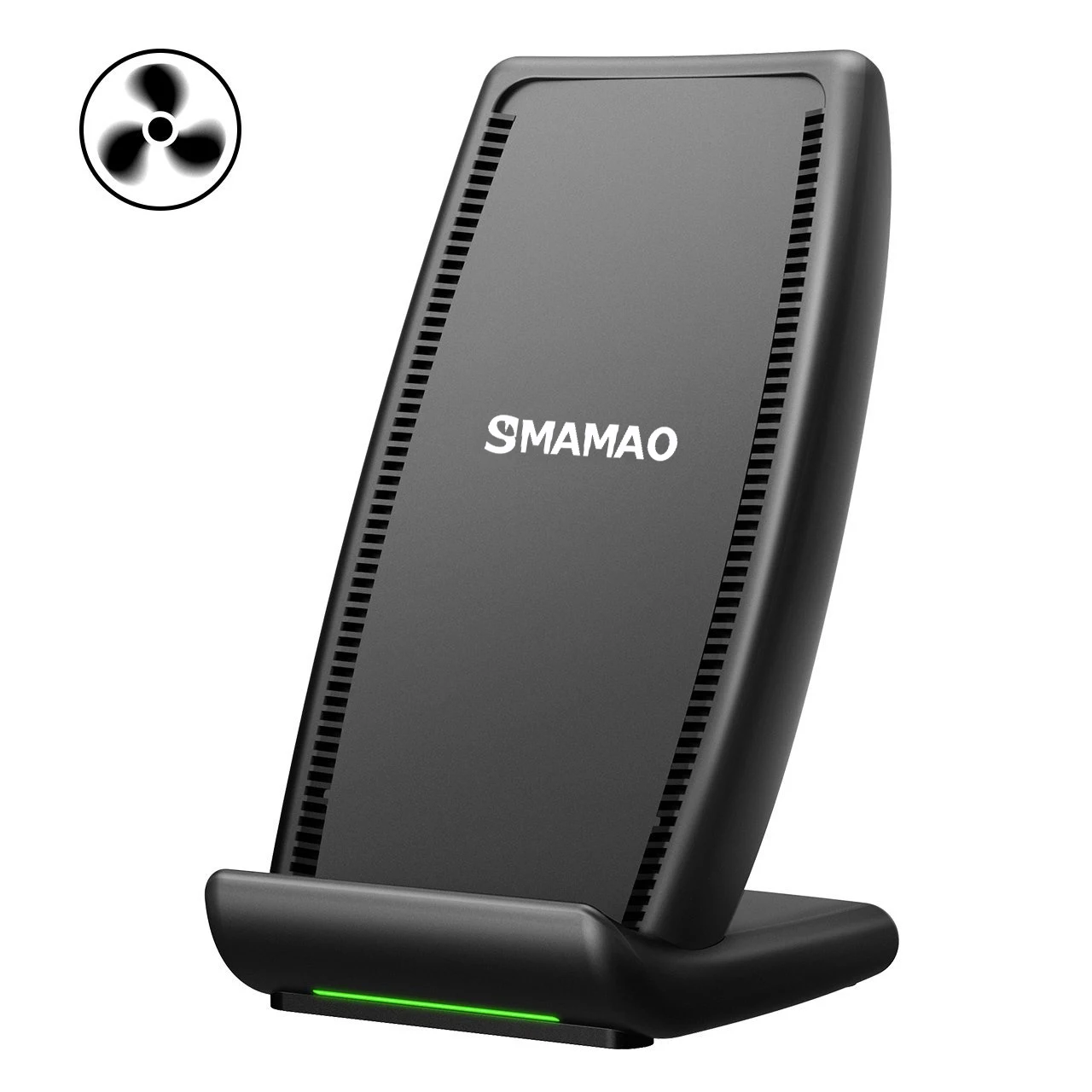 
Fast charging speed with cooling fan support 15w 10w for all QI standard cell phone wireless charging for samsung and iPhone 