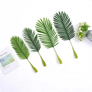 Image of V-3112 Wholesale Price Artificial Green Leaves Artificial palm tree leaf