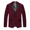 Import From Turkey Contrast Lapel Designer Men Groom Jackets Chinese Blazer