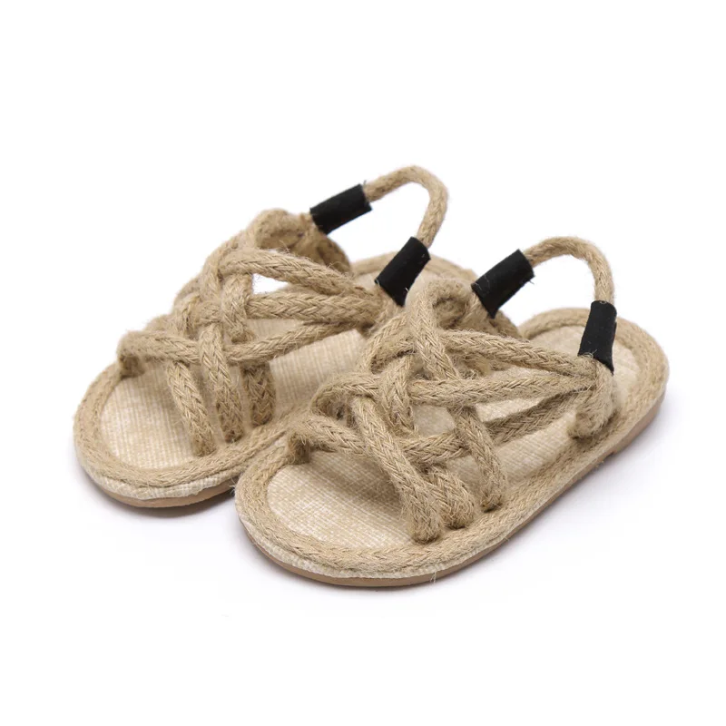 

Haofei Fashion design kids summer sandals cross wholesale baby boutique shoes, As picture