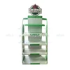 Supermarket use jam display stand, metal floor display bottle display stand for sale