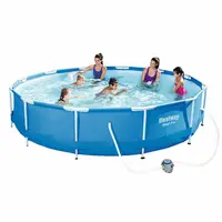 

Bestway 56416 wholesale adult steel pro frame pool Folding stable water game swim pool plastic swimming pool