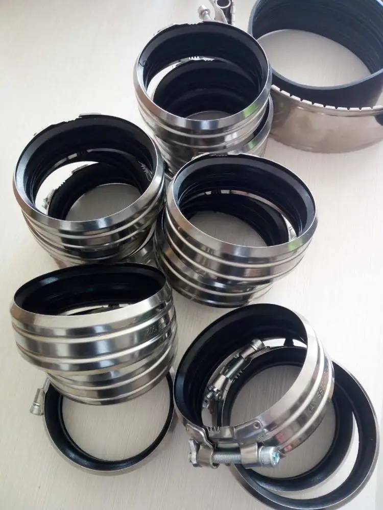 
SML EN877 cast iron pipe rapid coupling clamp HUBLESS 