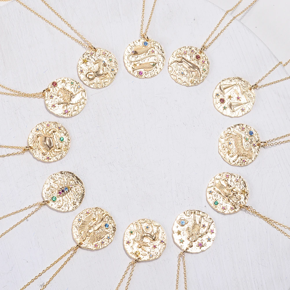 

Artilady 925 sterling silver Zodiac Necklace Jewelry silver 925 zodiac necklace for women 2020 Cancer Capricorn