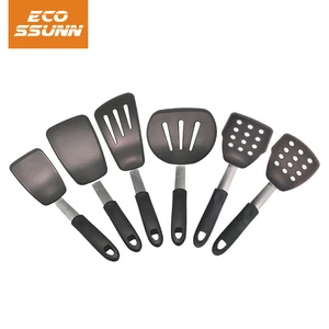 Image of High Heat Resistant Non Stick Rubber Silicone Kitchen Utensils Turner Spatula Set