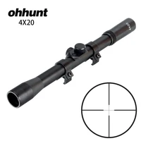 

ohhunt 4X20 Hunting Shooting Riflescopes Fine Duplex Reticle Tactical Optical Sight Air Scope with 11mm Dovetail Rings