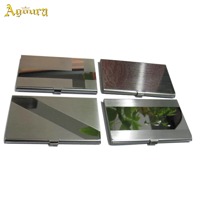 

OEM Custom Can Hold 12 Pieces Metal Stainless Steel Business Credit Card Holder, Customize color