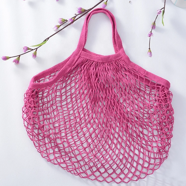 

reusable shopping bag mesh net string eco friendly grocery shopping mesh bags