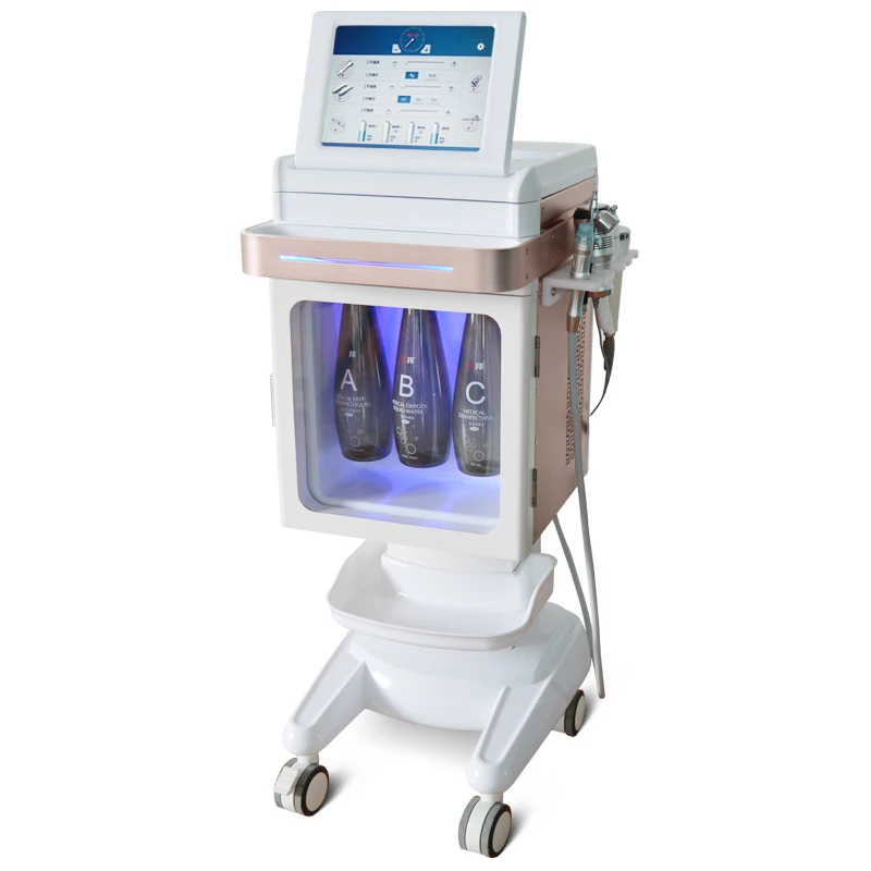 

Beauty Machine Tools and Equipment Multifunctional Water Jet Peel Visage Hydra Dermabrasion, White