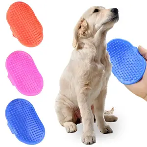 rubber mitt dog brush