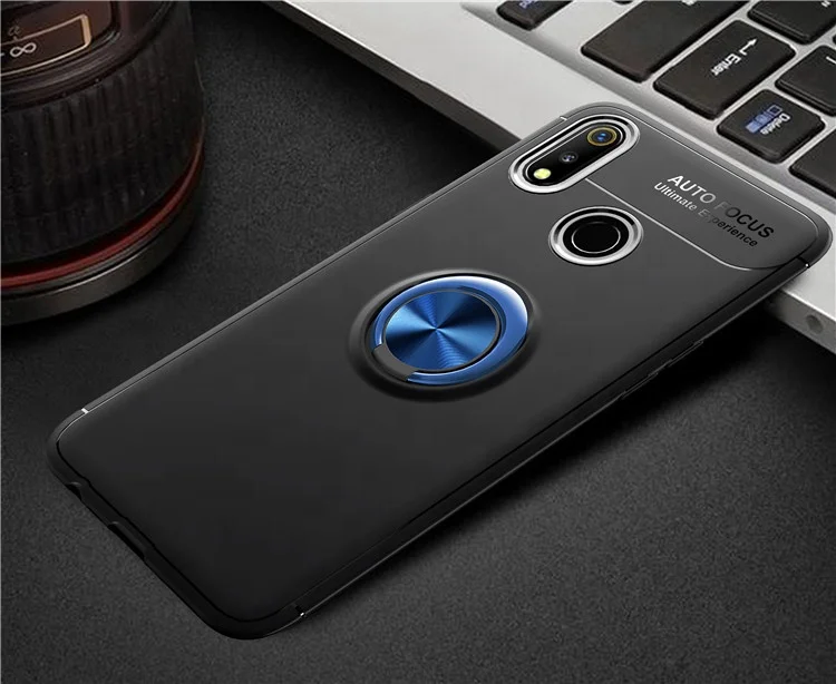 

Mobile Phone Cover For Oppo realme 3,360 Ratable Ring Holder Case For Oppo realme 3 Back Cover, 6 colors