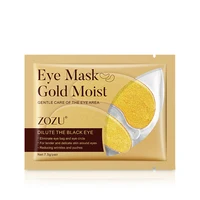 

ZOZU guangzhou obo cosmetic bioaqua manufacturer 24k gold collagen sleep eye mask for puffy eyes