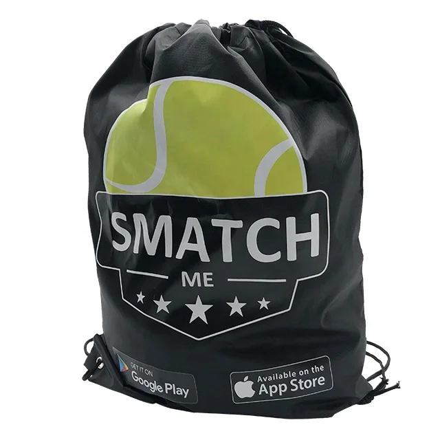 

Promotional Customized Football Fan Drawstring Bag, Closed pms color