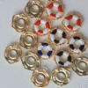 Life Buoy Charms Life Ring Jewelry Pendants Diy Jewelry Accessories for Necklace & Bracelet Making Enamel Charms