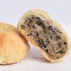 Chinese Black Sesame Bean Paste Biscuits Sweet Heart Cake
