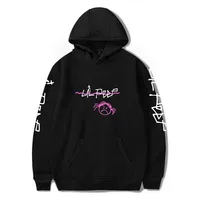 

all over sublimation printed custom sweatshirt Lil peep funny hoodies Men