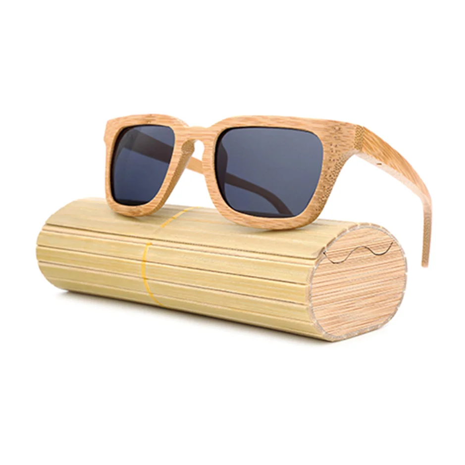 

Creative Gift Natural Bamboo Sunglasses in Stock, Natural bamboo color