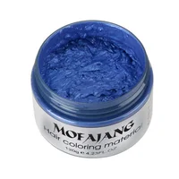 

MOFAJANG 9 Colors Hair Styling Pomade Material Temporary Disposable Mud Hair Color Wax