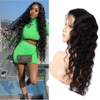 

Natural Hairline Lace Front Wholesale Brazilian Human Hair 150% 180% 250% Density Loose Deep Wave Lace Frontal Cheap Wigs