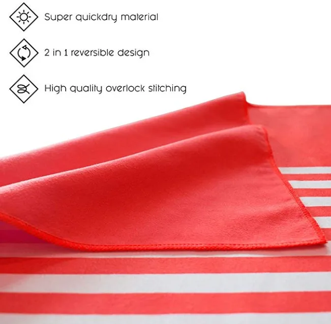 
Brand new microfiber quick dry beach towel travel 