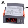 Lonten Two Relay Output LED Digital Temperature Controller Thermostat Incubator STC-1000 110V 220V 12V 24V 10A with Heater and C