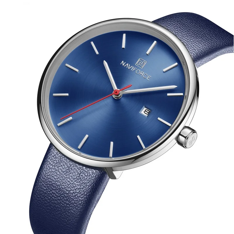 

NAVIFORCE Watches Ladies 5002 Simple Quartz Date Waterproof Watch Woman Fashion Elegant Leather Women Watches Relogio Feminino, 4 colors