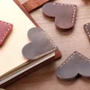 Hot Sale Vintage Felt Promotional Rustic Leather Corner Bookmarks for Gift for Book
