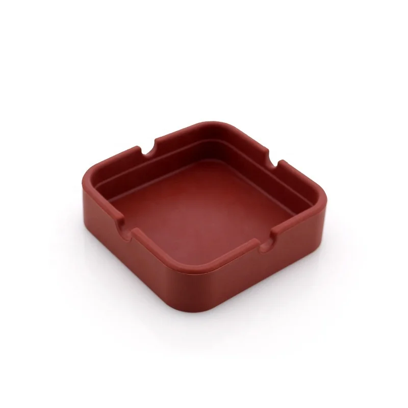 
Custom Logo Printed Eco Friendly Silicone Ashtray For Conference Room 