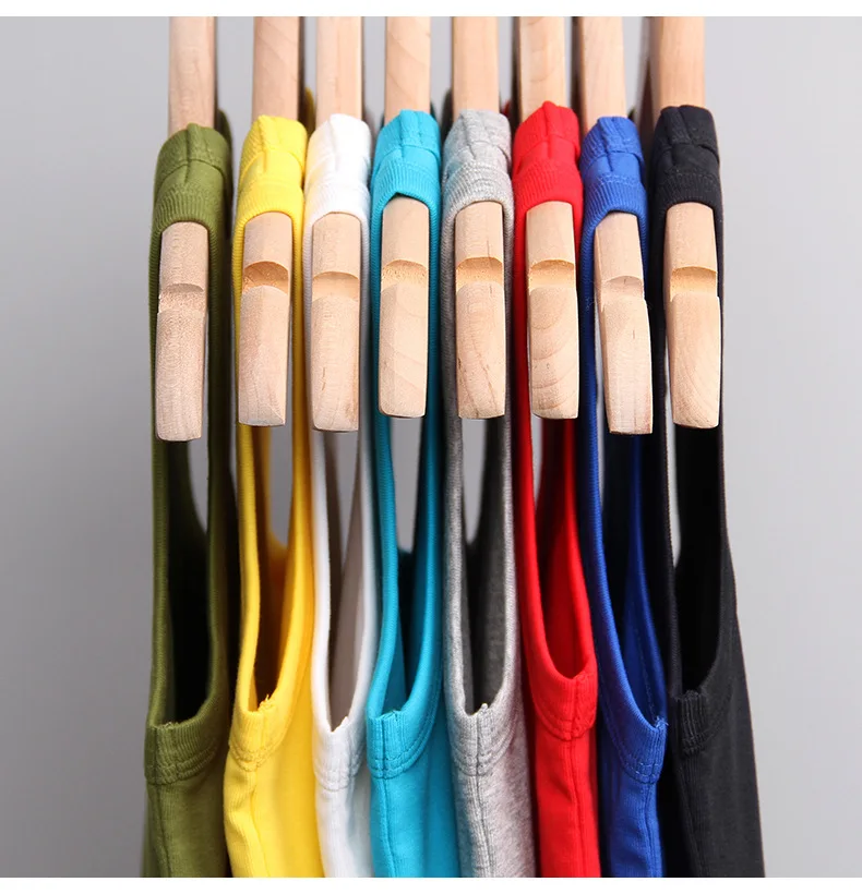 
Low MOQ Customized Children Clothes O-Neck Sleeveless Breathable Cotton Soild Color Tank Top 