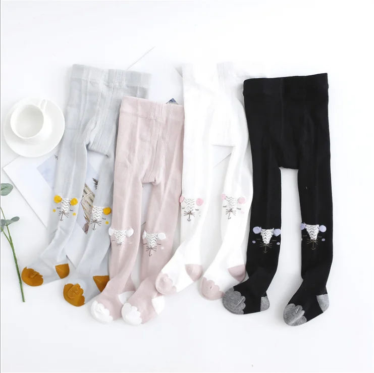 

2019 fashion baby tights summer thin animal tights for newborn thin baby cotto tights breathable pantyhose