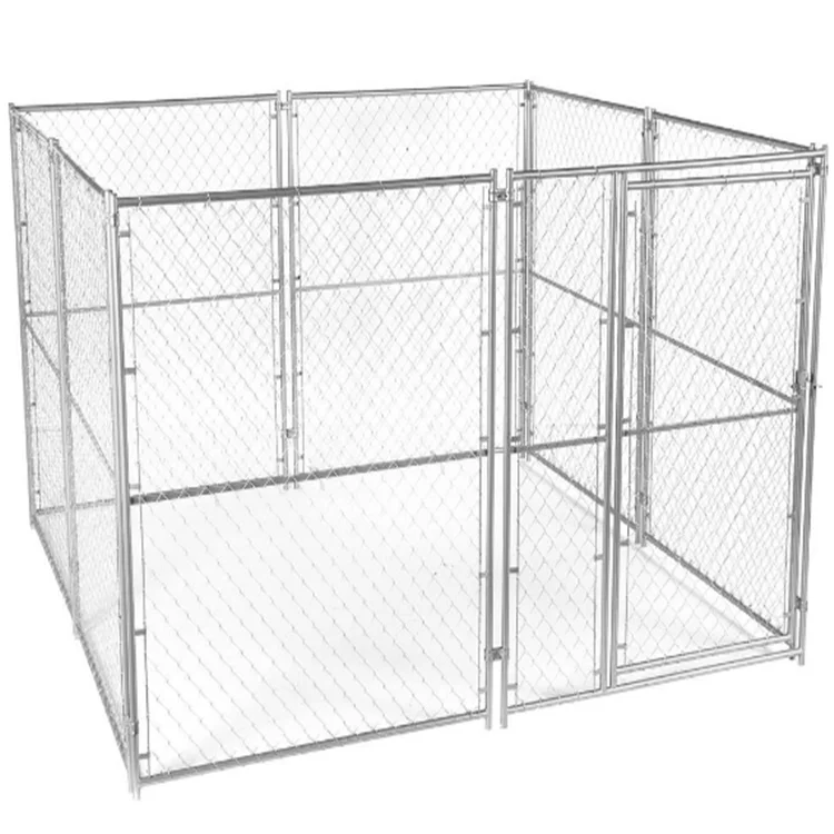 

Factory Supply Large Size Animal Leisure Button Outdoor Kennel Cage Dog Kennel for Sale