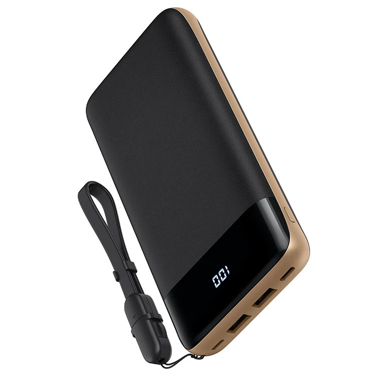 

20000 mah power bank PD mobile battery charger usb battery pack for mobile phone charger, White;black
