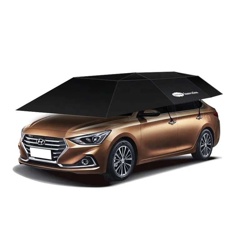 

Factory Wholesale Automatic Car Cover Portable Car Shade Umbrella with remote control, Blue, silver, black