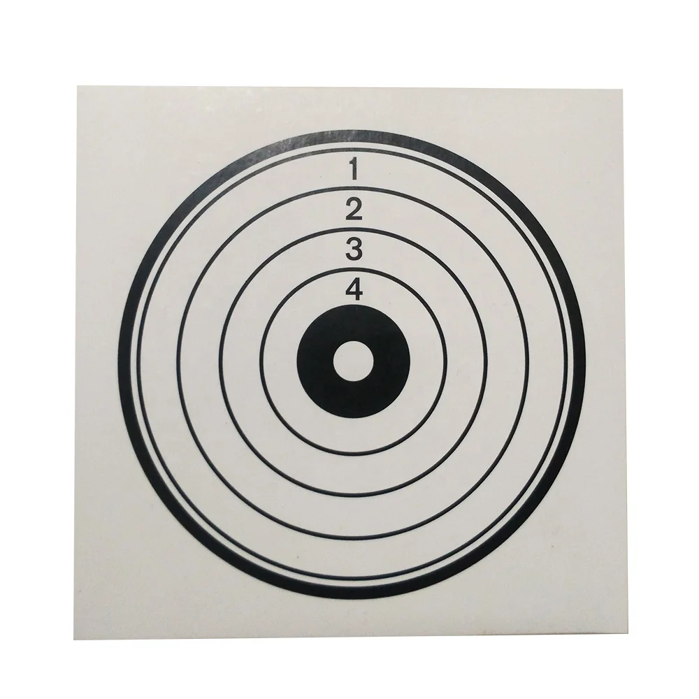

new design 2021 Training cheap Air Gun Paper Targets Shooting Hunting Rifle Pistol Range Pistol Practice paper target games toys, Can be customised
