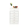 hot saling modern simple design tall and wood chest of drawer with mirror