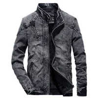 

Hot selling men retro casual cotton denim jackets for young guys with high quality