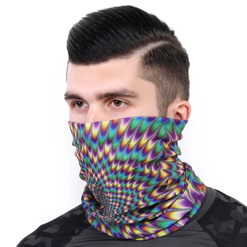 
Green Polyester Paisley Tubular Sports Wear Bandana Lego Technic Minion Bandana Headwear Seamless Bandana 