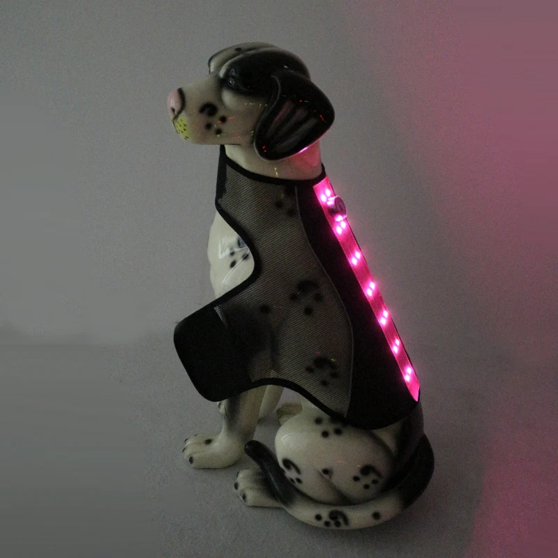 

Mesh cloth breathable reflective led dog vest for outsport
