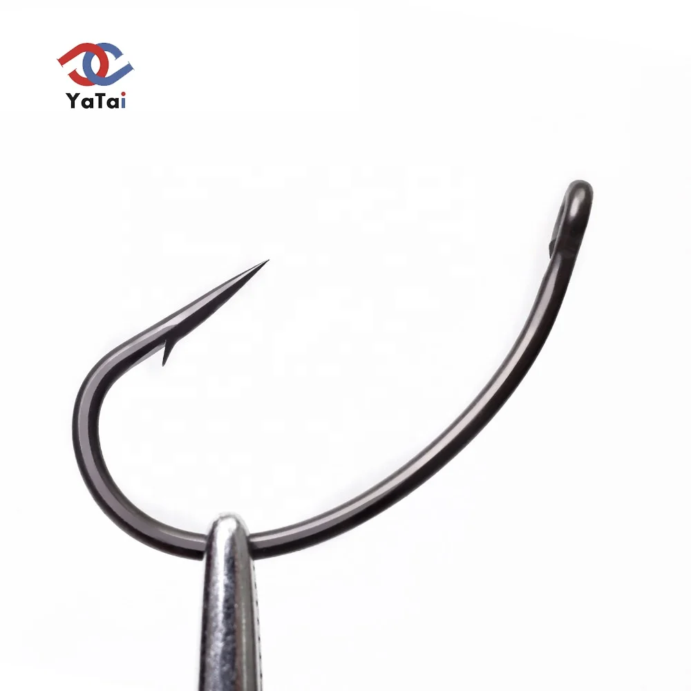 

yatai new popular fish hook fishing tackle carp fishing hook, Black