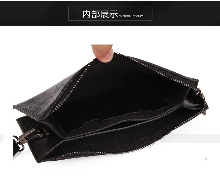 
New Fashion Wallet men Long Clutch Bag Standard Zipper Men Wallets Purse 
