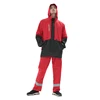2019 fashion rainwear woman raincoat factory made crash red color rain suit men winter jacket