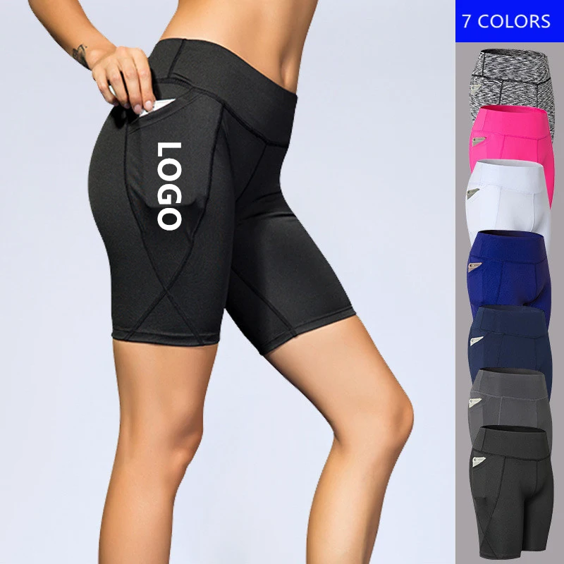 

Ladies Breathable Tight Workout Bodybuilding Fitness Gym Running Shirt Yoga Women Sports Shorts