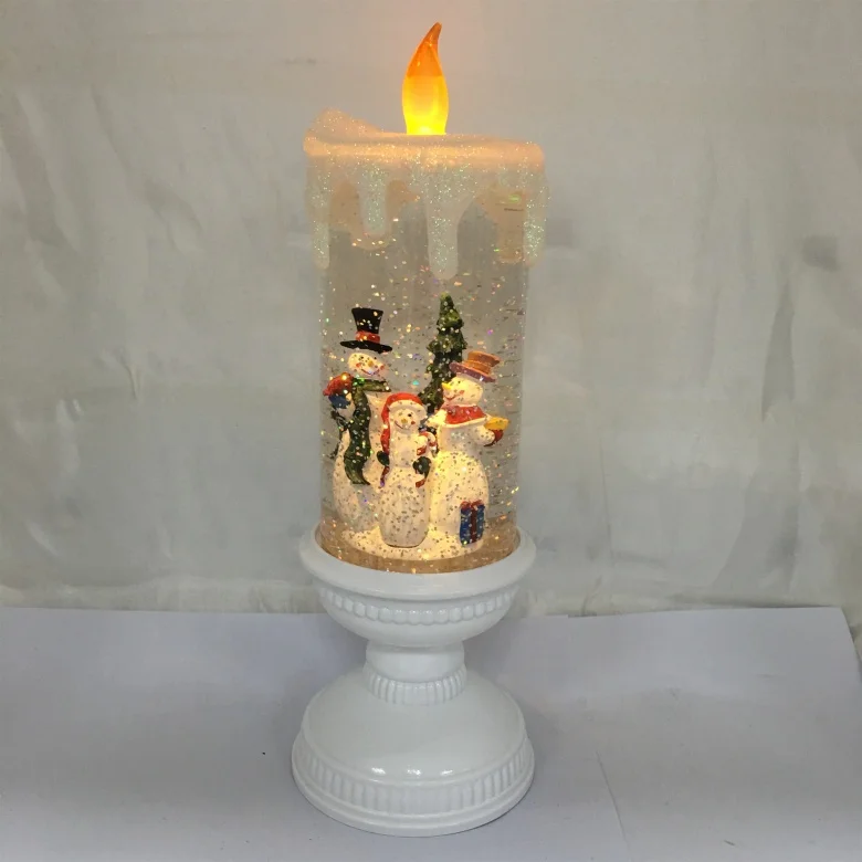 
New Design 80mm Dia Nativity Scene LED Christmas Candles 