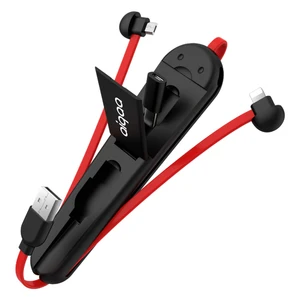 Portable 3 1 USB Charging & Data Cable Kickstand