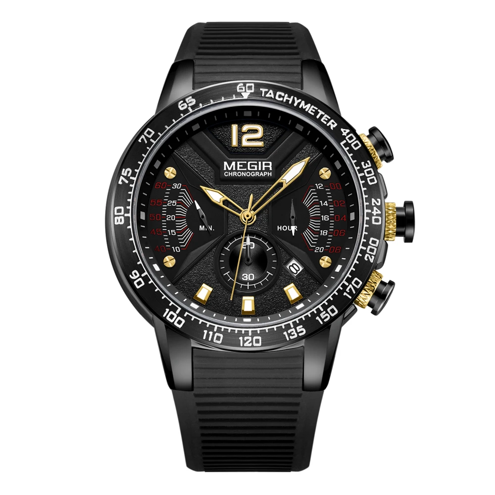 

Megir New Luxury Brand Men Relogio Masculino Casual Quartz Sport Wrist Watch