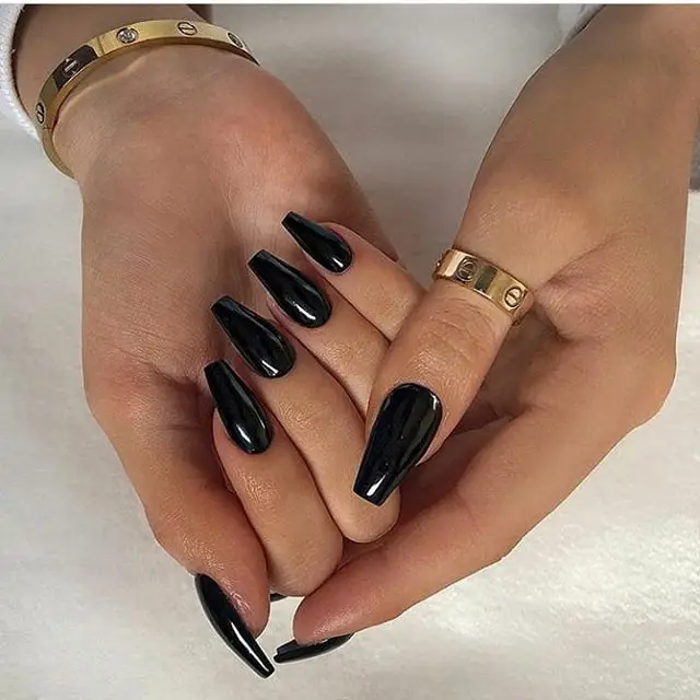 

TSZS high quality professional long design false acrylic nails tips full cover transparent ballerina nail tips, Transparent, natural, white