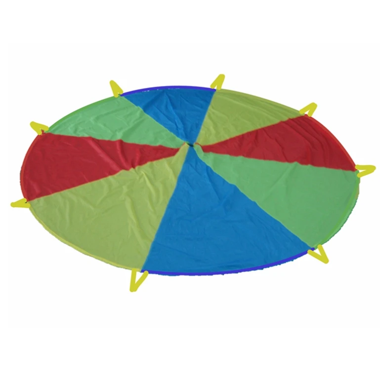 

Dia.3.5m Rainbow 8 Ft Cheap Preschool Play Parachute, Colorful